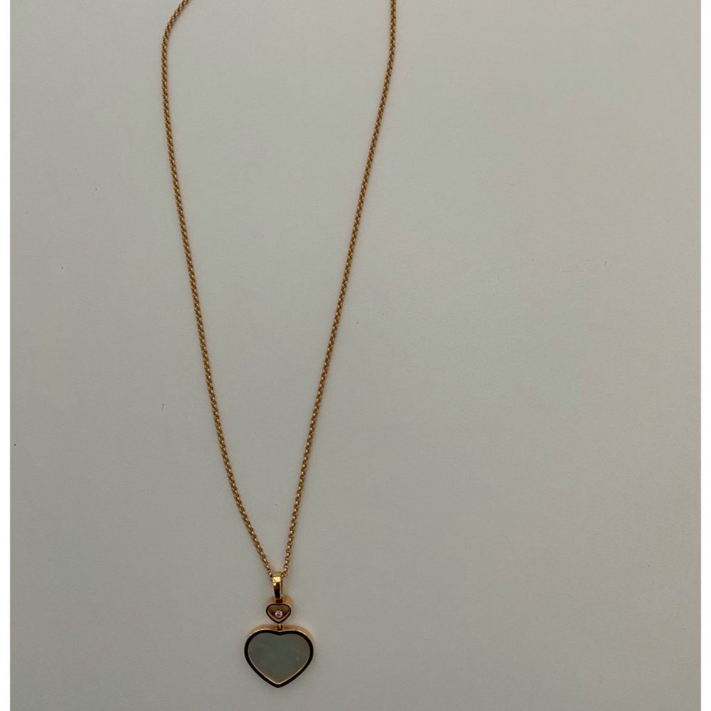 Chopard Happy Diamond Rose Gold Heart Necklace